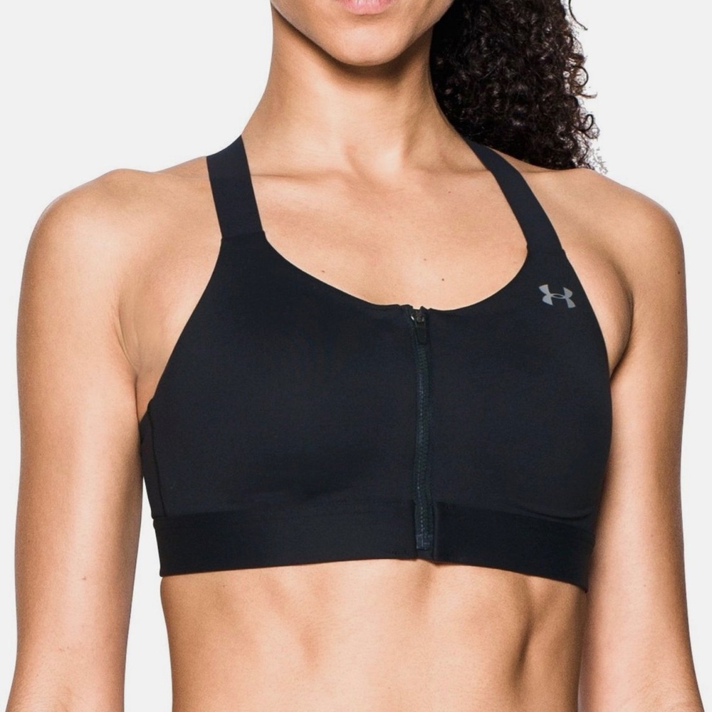 Under Armour Women's High Impact Front Zip Sports Bra